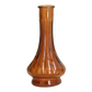 Gisela Graham Mini Glass Bulb Vase - Amber