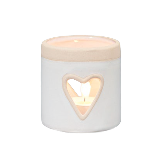 Ceramic Heart Tealight Holder