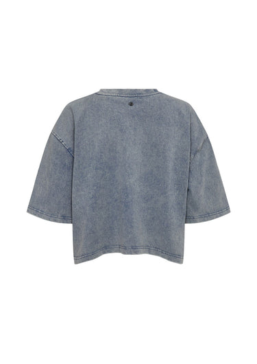 Numph Nunella Tee Grey Blue