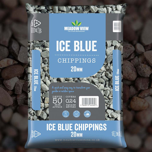 Meadow view Ice blue chippings 20mm £9.99 buy 2 for £18