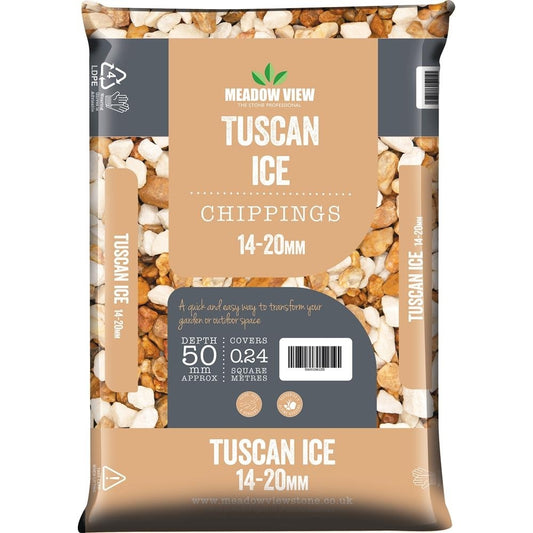 Meadow view Tuscan ice chippings 14-20mm £9.99 buy 2 for £18