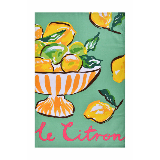 'Le Citron' Cotton Tea Towel