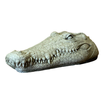 J & L "Crocodile Head" Stone Statue