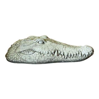 J & L "Crocodile Head" Stone Statue