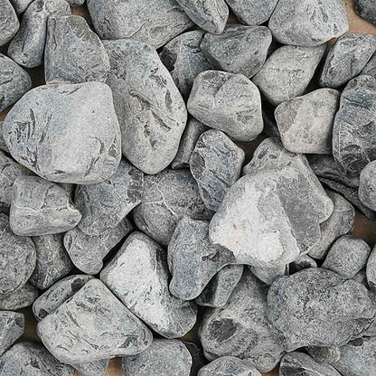 Ebony Black Cobbles 30-60mm