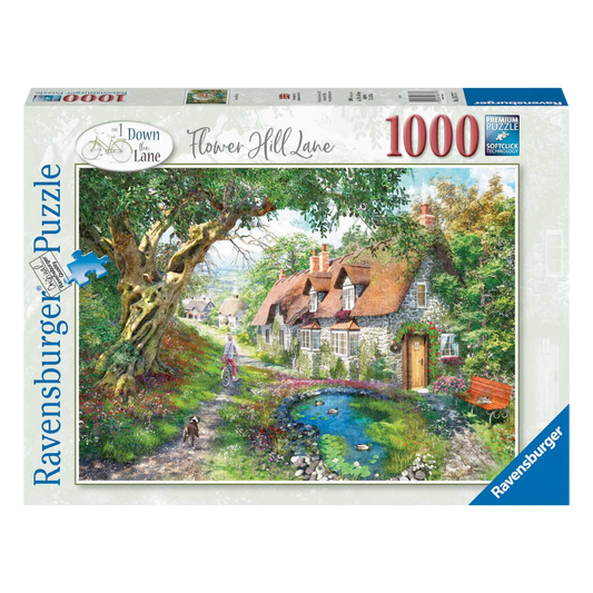 Ravensburger 1000pc "Flower Hill Lane" Jigsaw Puzzle