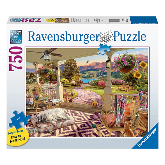 Ravensburger 750pc "Cozy Front Porch Views" Jigsaw Puzzle