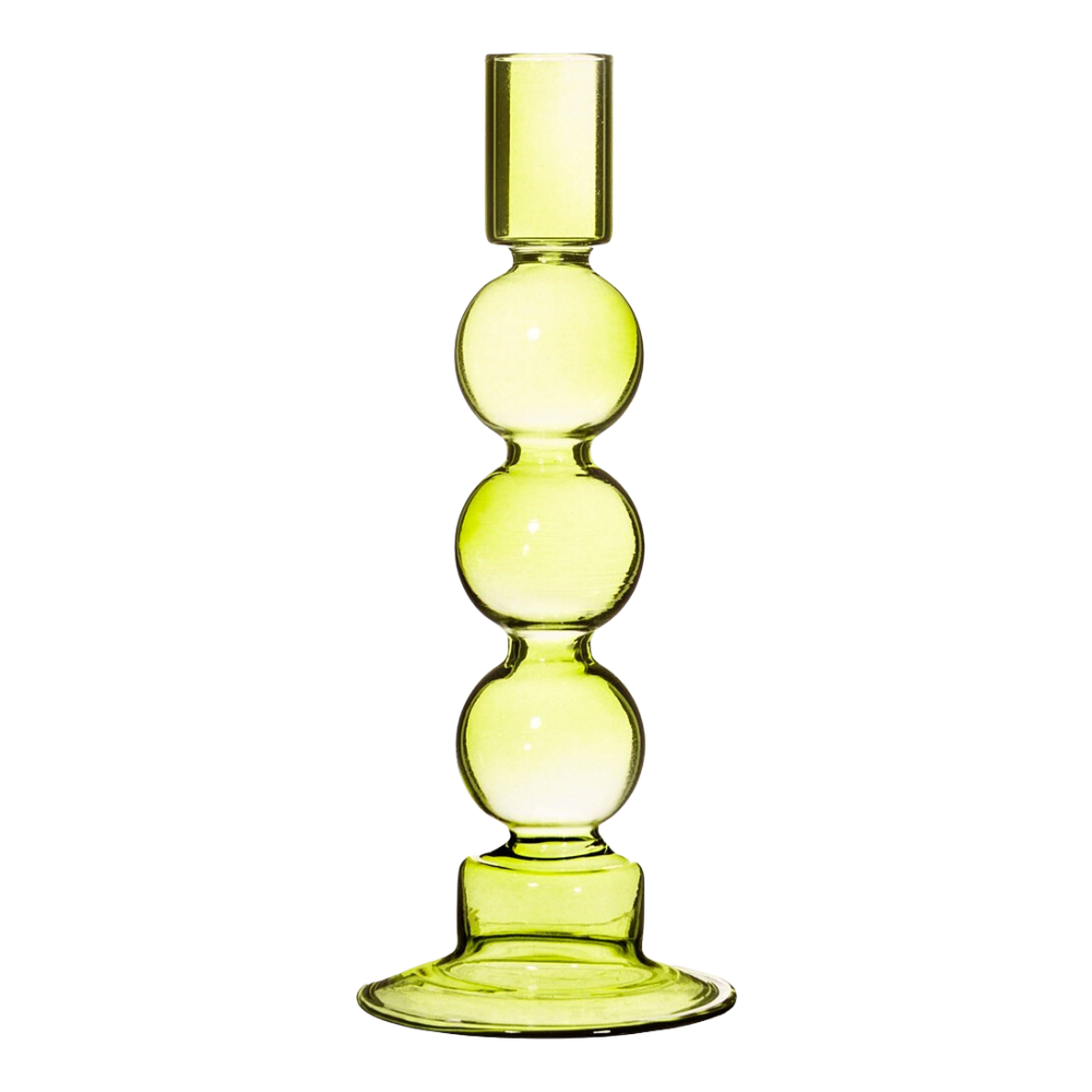 Sass & Belle Bubble Candle Holder - Olive Green