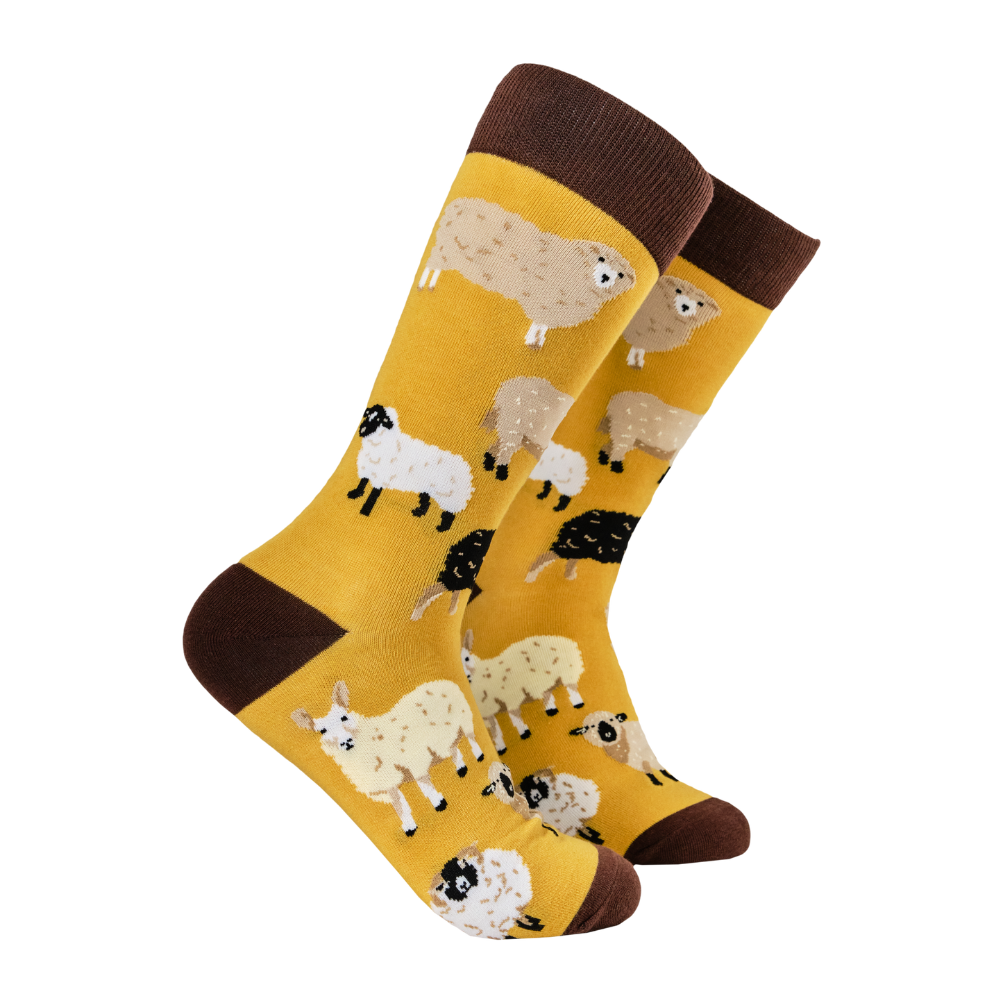 Sheep Lover Socks (Mustard)