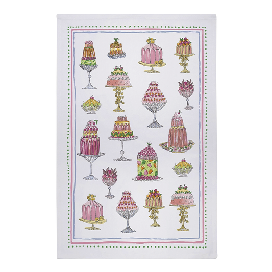 'Vintage Jellies' Cotton Tea Towel