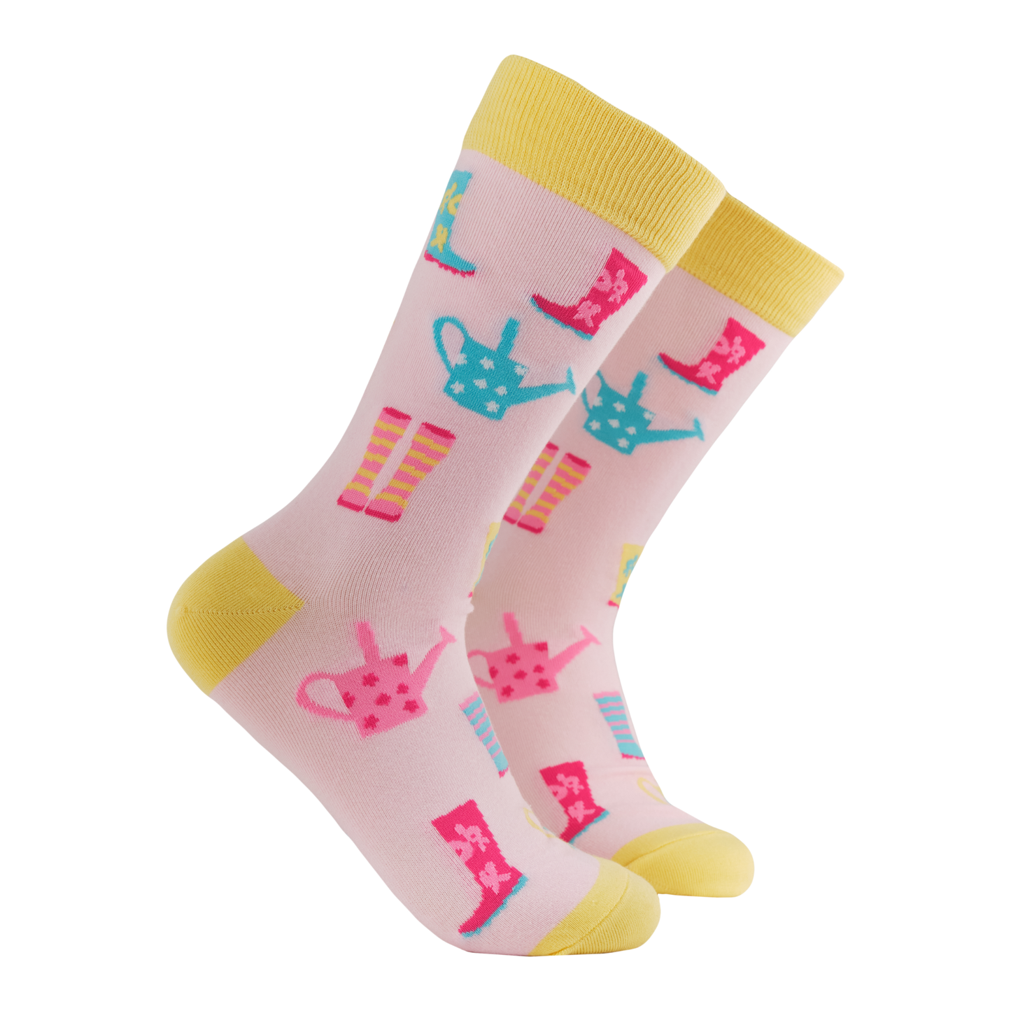 Pink Wellies Socks