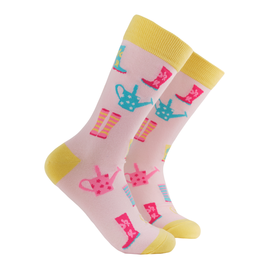 Pink Wellies Socks