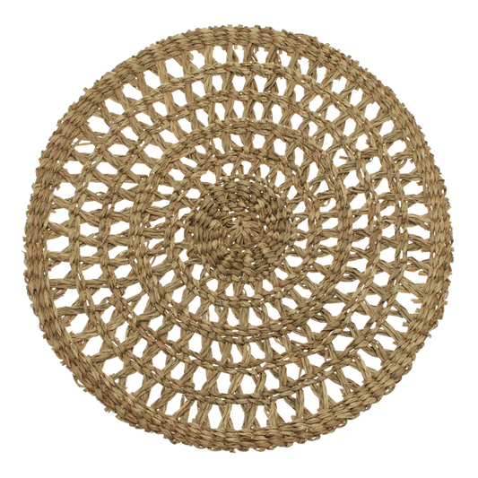 Walton & Co Circular Decorative Sea Grass Mat