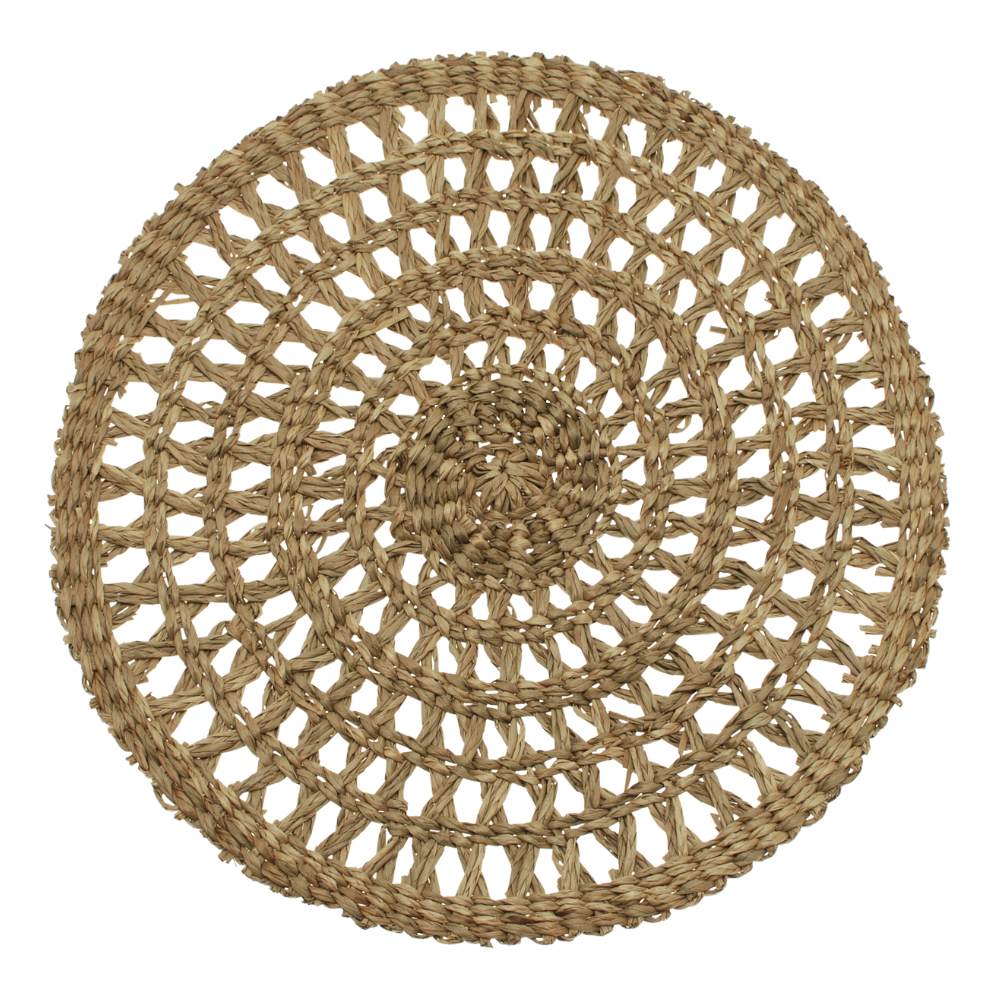 Walton & Co Circular Decorative Sea Grass Mat