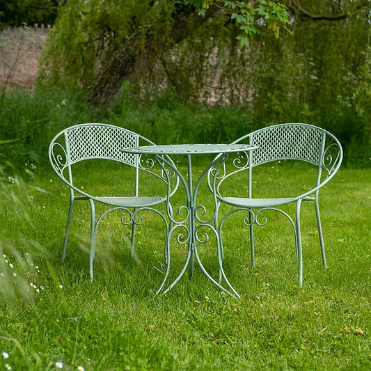 Aquitaine Mesh Bistro Set (Sage) by Ascalon