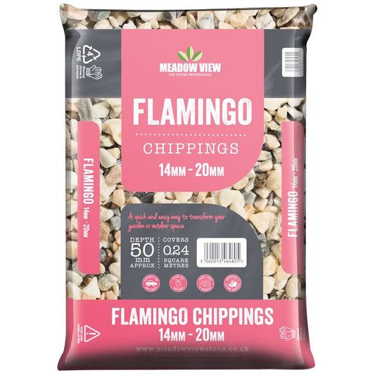Meadow View Flamingo Chippings 14-20mm (2 for £18)
