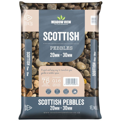 Meadow View Scottish Pebbles 20-30mm (2 for £16)