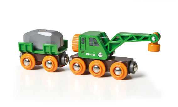 Brio World Clever Crane Wagon