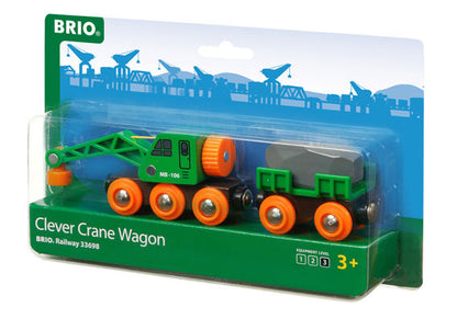 Brio World Clever Crane Wagon