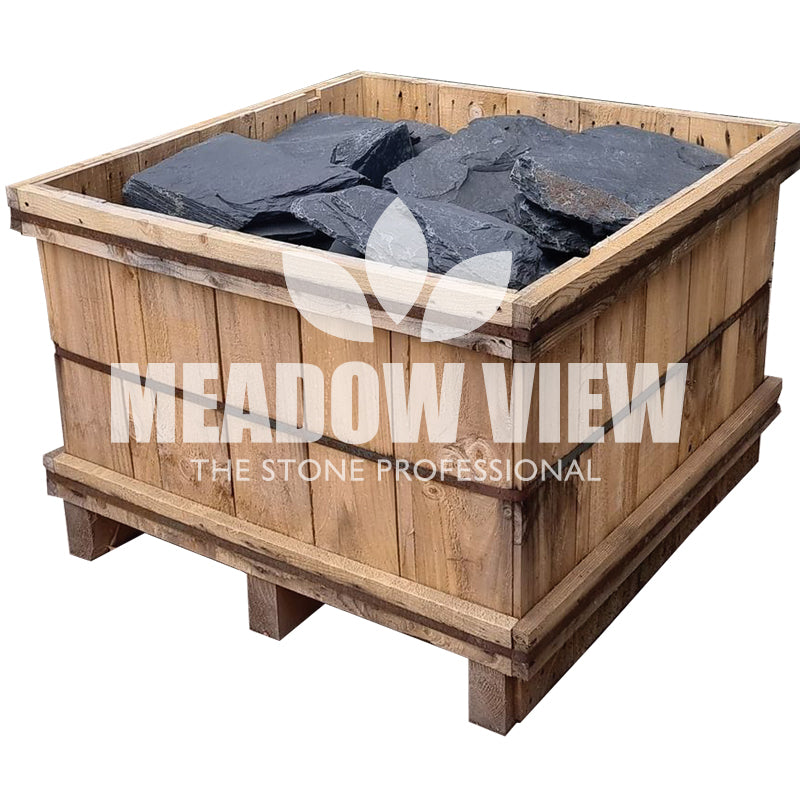Meadow view Black Slate Rockery Pieces Special offer 2 For £11