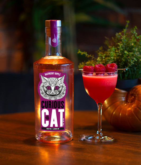 Curious Cat Raspberry Ripple Gin